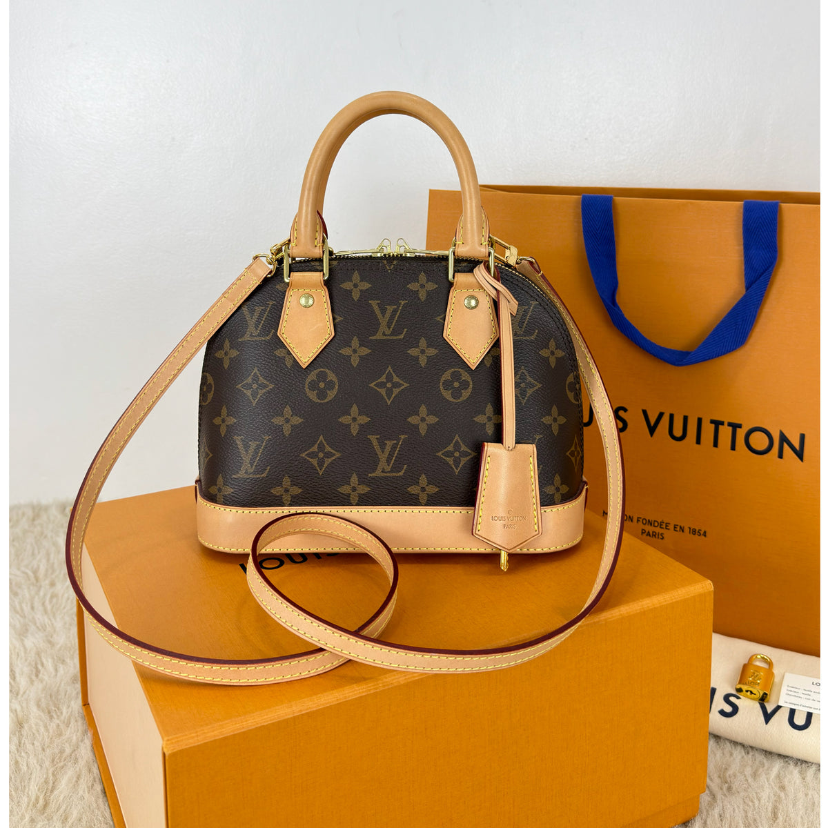 Louis Vuitton Alma BB Monogram Canvas