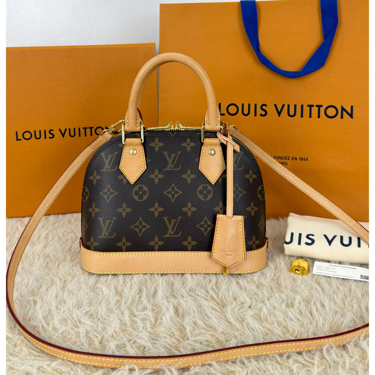 Louis Vuitton Alma BB Monogram Canvas