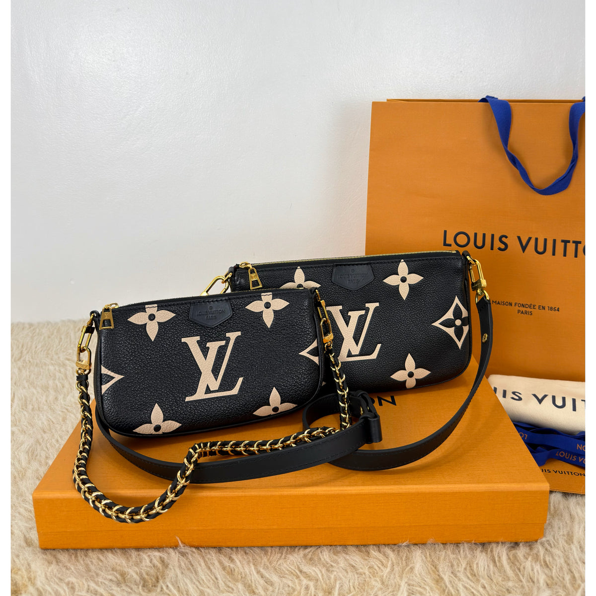 Louis Vuitton Multi Pochette Accessoires Bicolor