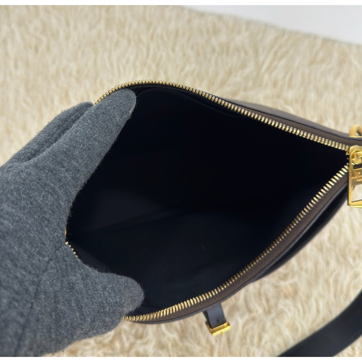 Louis Vuitton Monogram Canvas Odeon MM Noir