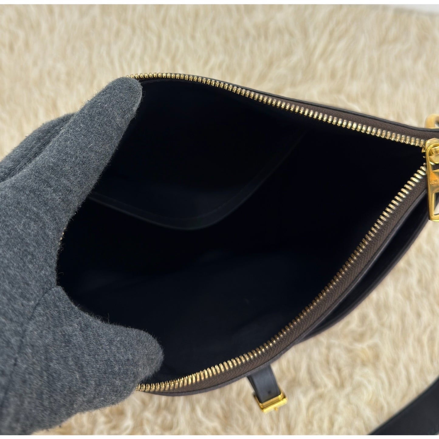 Louis Vuitton Monogram Canvas Odeon MM Noir