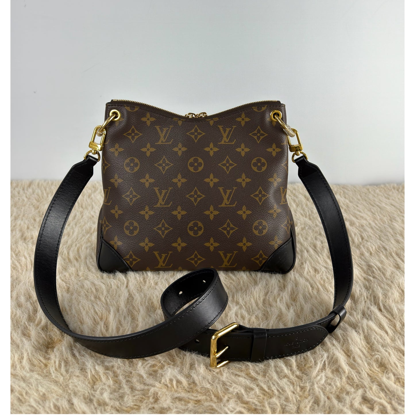Louis Vuitton Monogram Canvas Odeon PM Noir