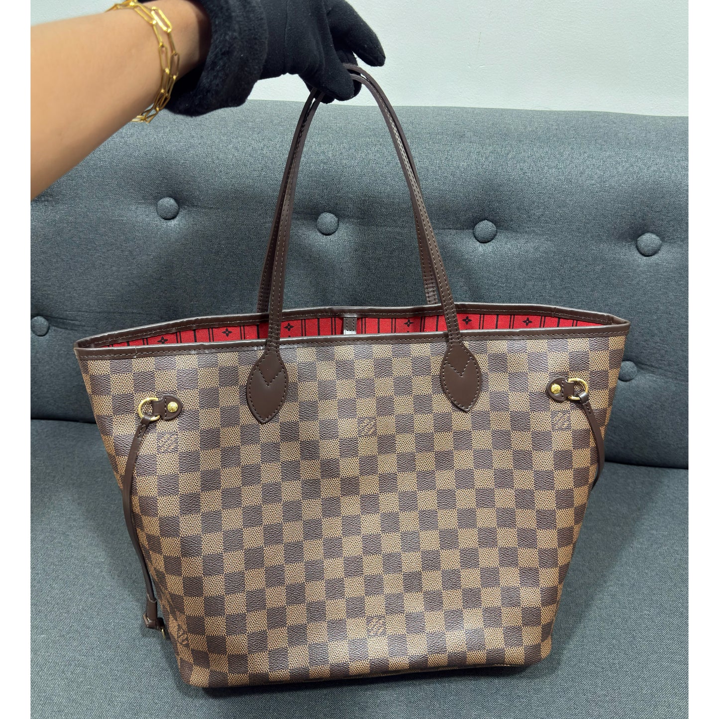 Neverful MM Damier Ebene