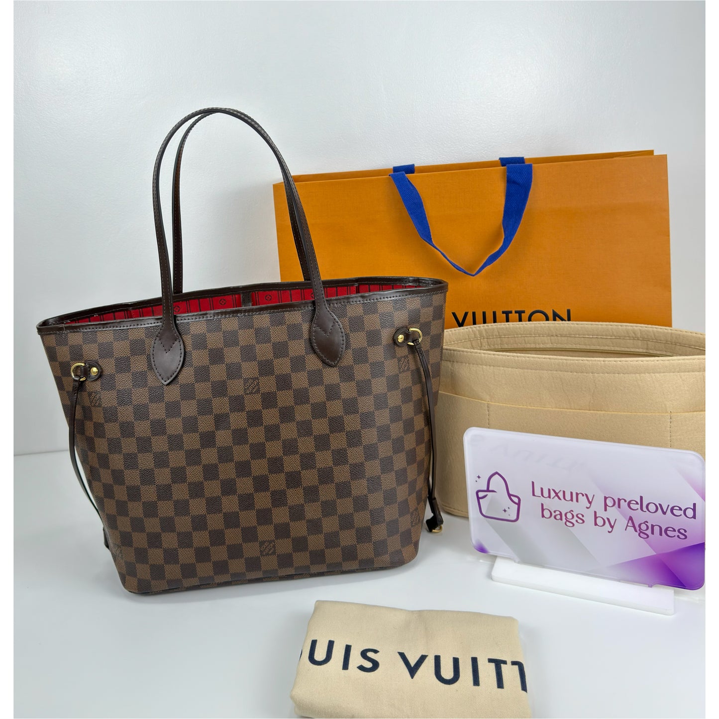 Louis Vuitton Neverful MM Damier Ebene