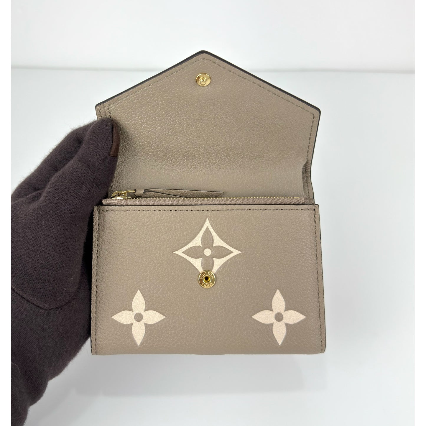 Louis Vuitton Victorine Wallet In Bicolor Monogram Empreinte Leather