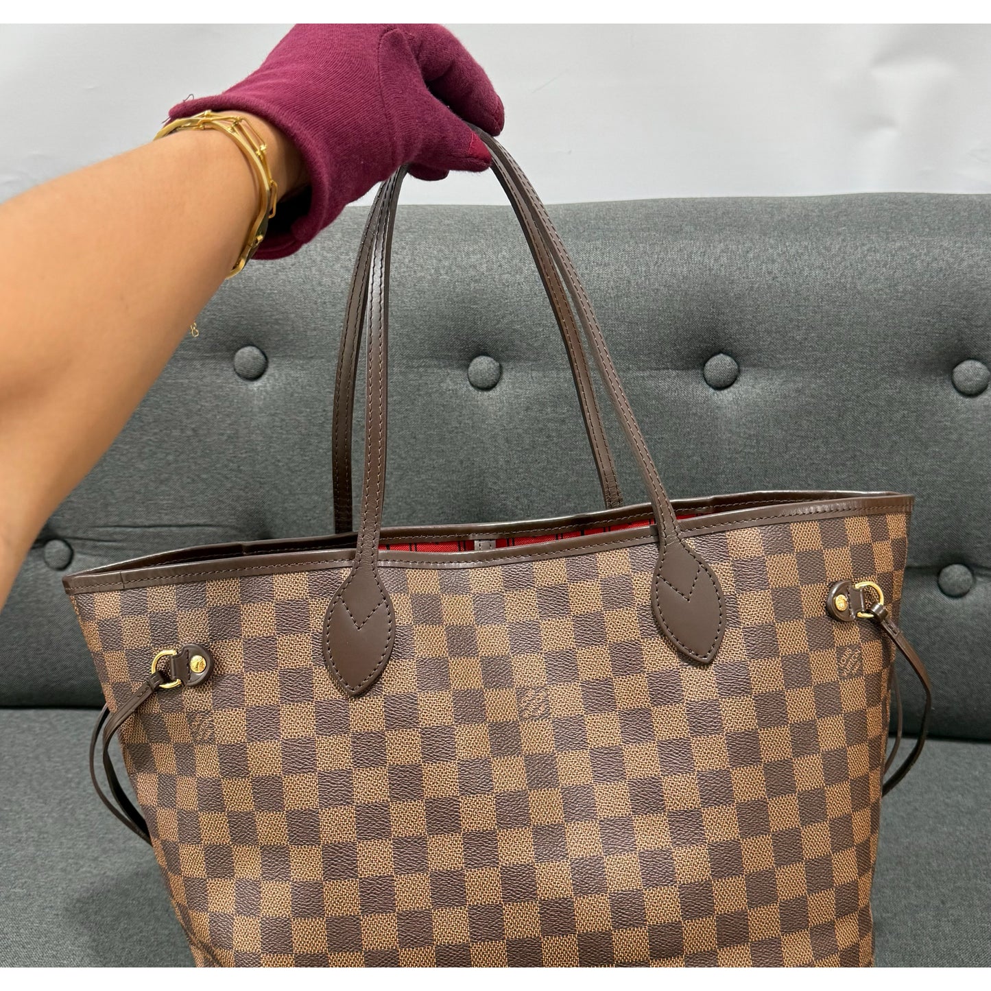 Louis Vuitton Neverful MM Damier Ebene