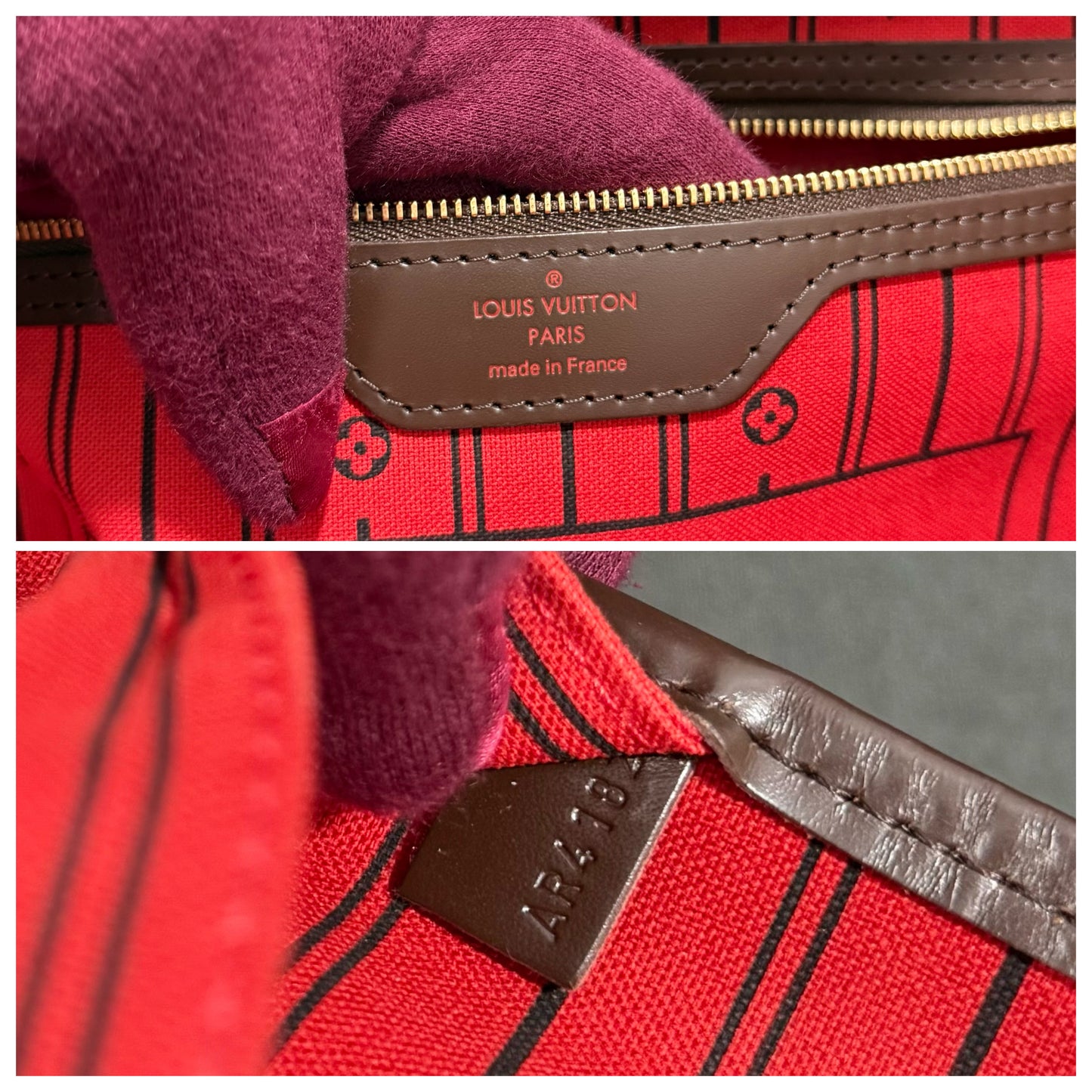 Louis Vuitton Neverful MM Damier Ebene