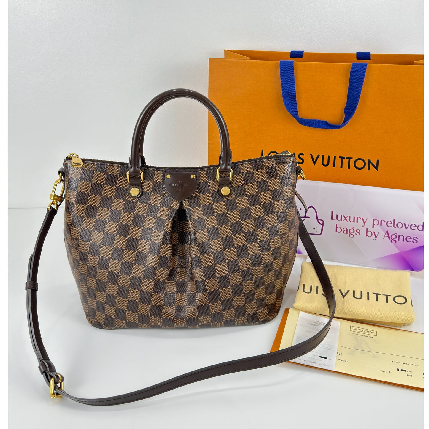 Louis Vuitton Damier Ebene Siena MM