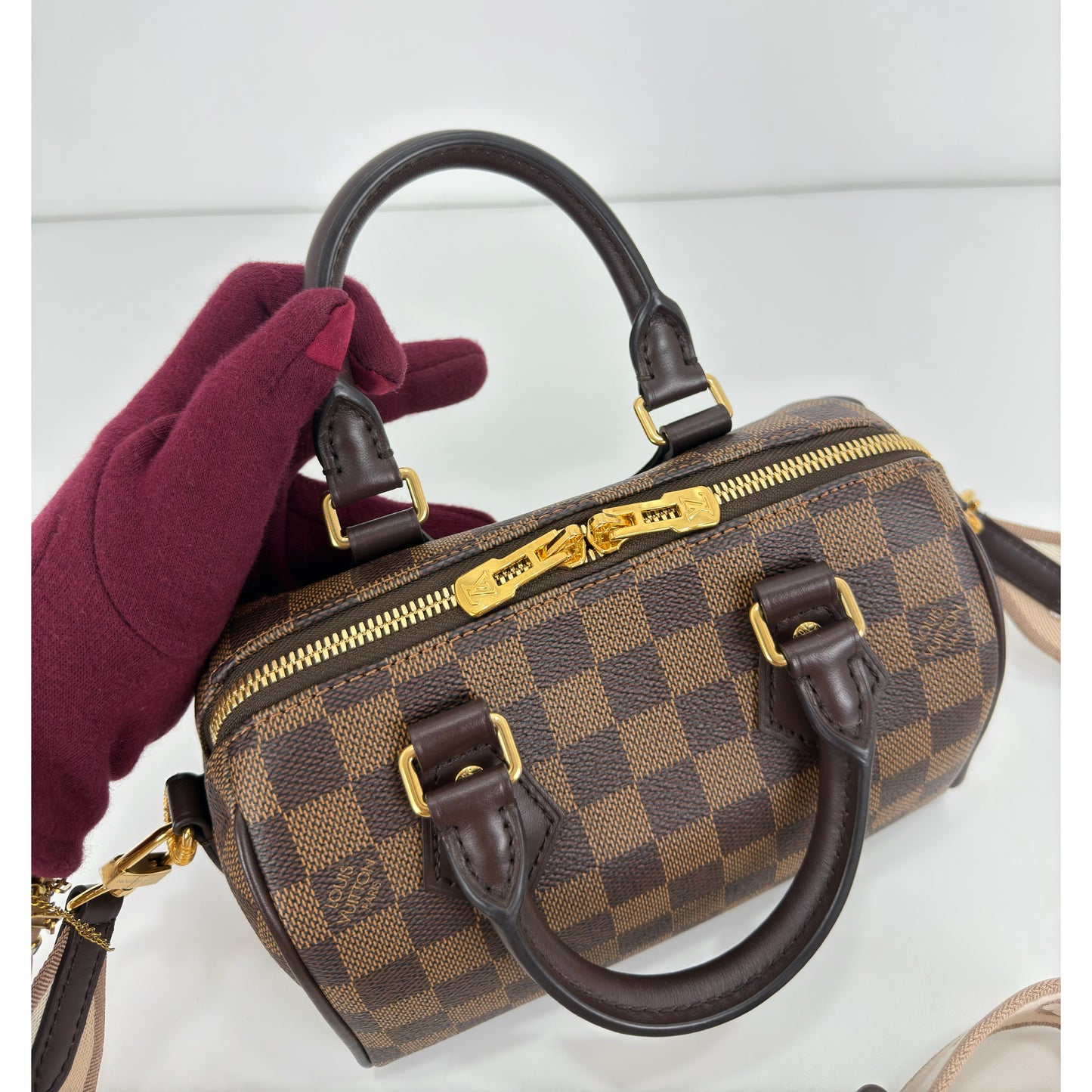 Louis Vuitton Speedy Bandoulière 20 Damier Ebene
