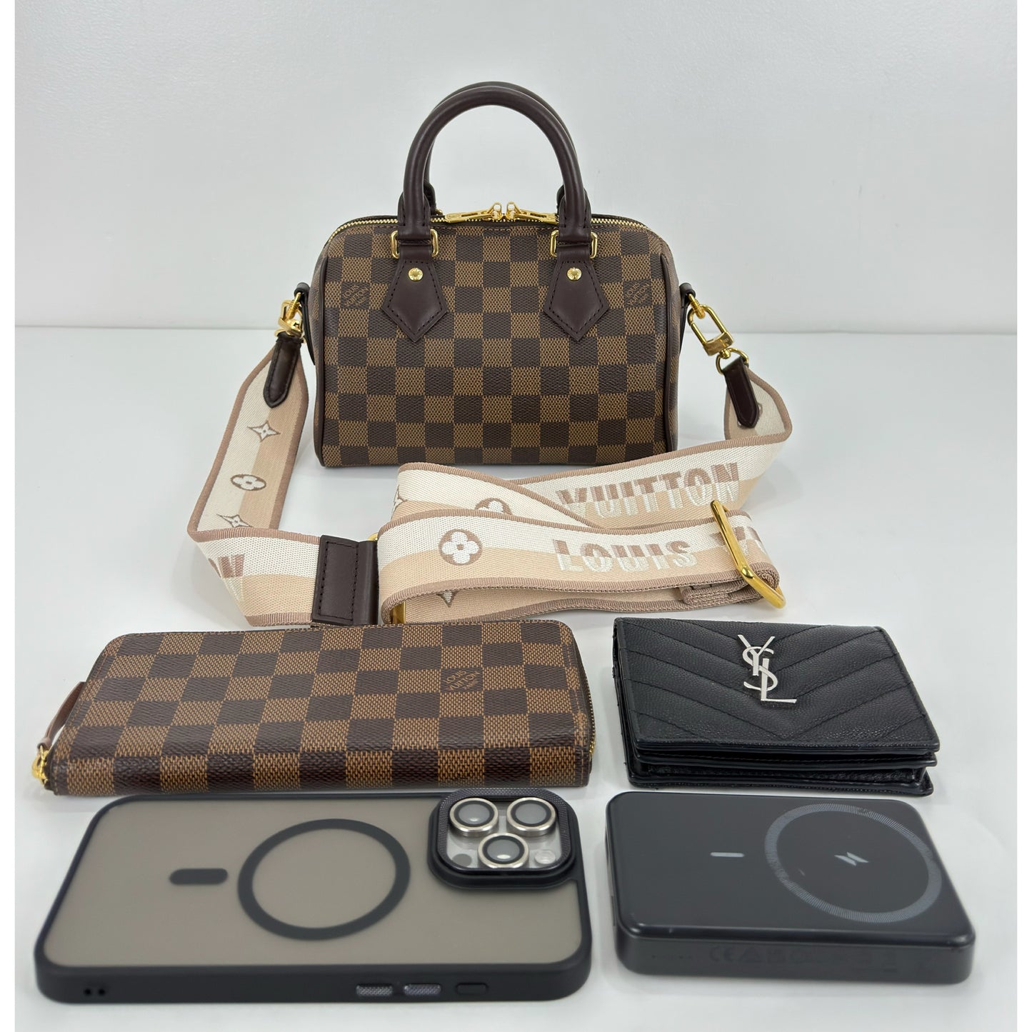 Louis Vuitton Speedy Bandoulière 20 Damier Ebene