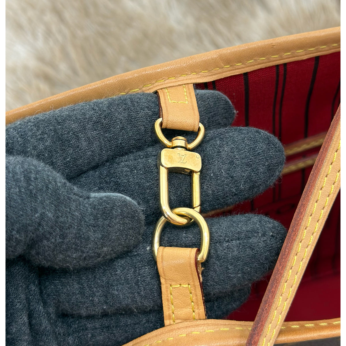 Louis Vuitton Neverfull MM Monogram With Pouch