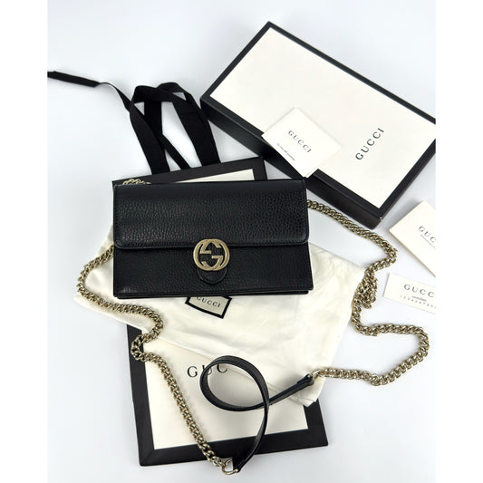Gucci Interlocking Wallet on Chain